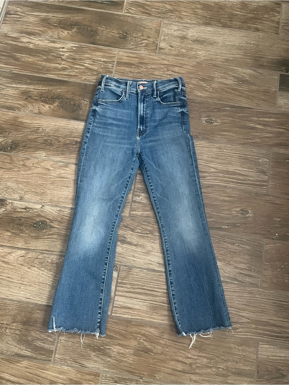 Lil’ Mother Denim jeans The Lil' Hustler Ankle Fray in healing jar - Picture 3 of 7